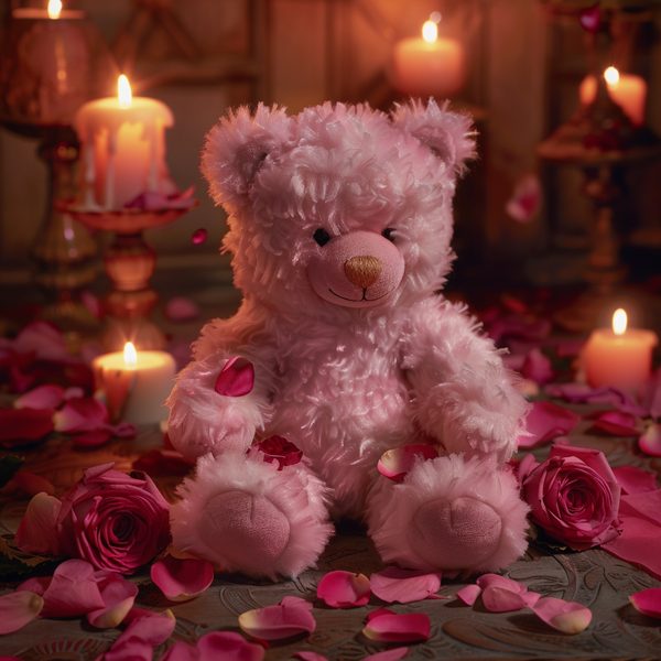 Ours en rose : une idée de cadeau pour votre partenaire