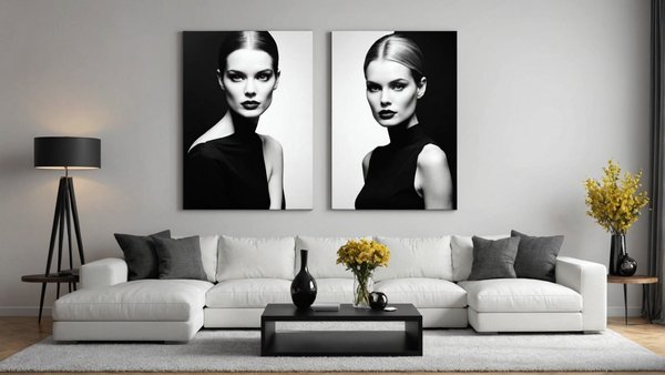 Décorez votre espace avec des tableaux art moderne noir et blanc